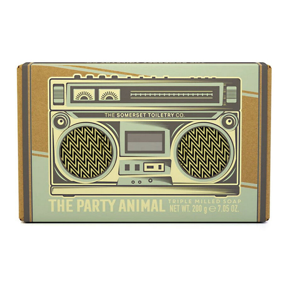 Somerset Toiletry Men's Cleansing Bar Soap The Party Animal - Sage Scent 7.05oz